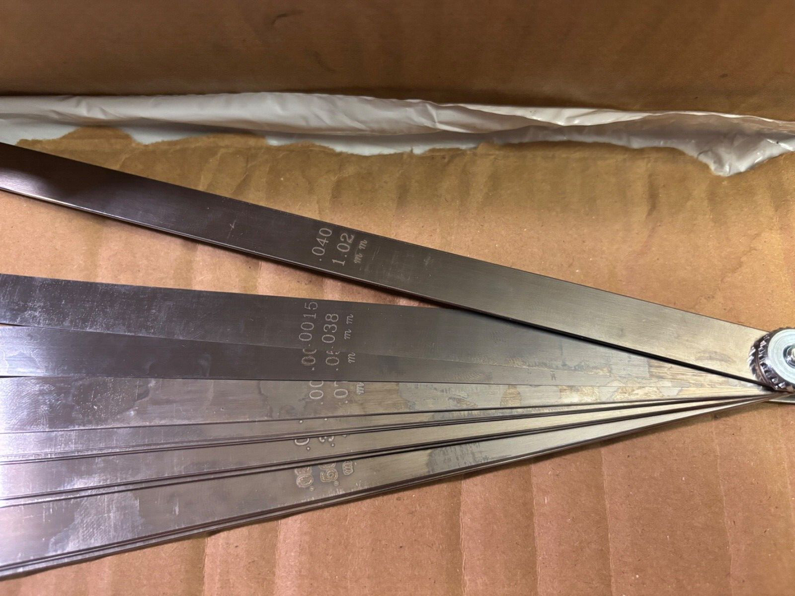 Proto J000TL 1/2″ x 12″ 25 blade .0015″-.040″ long feeler gauge set