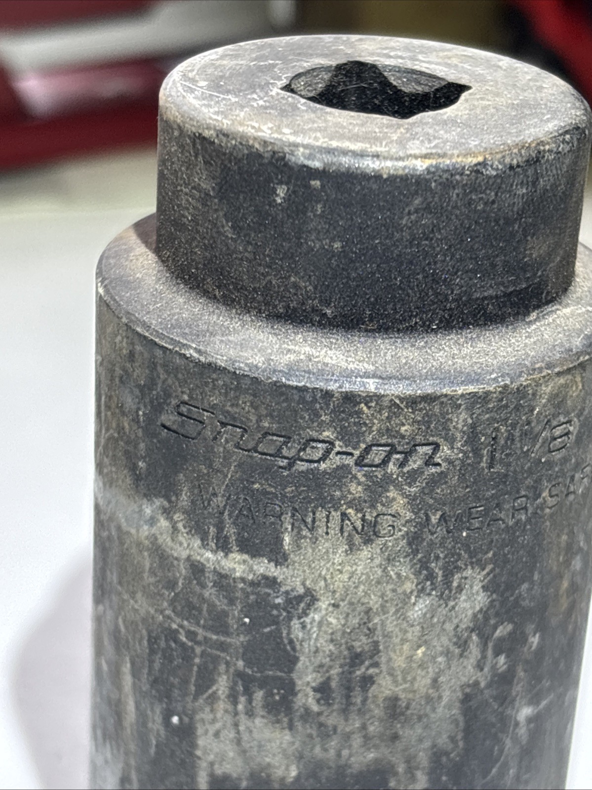 Snap-on 1 1/8 Square Not Impact Socket, Part Number SIPR436 Nice! 🇺🇸