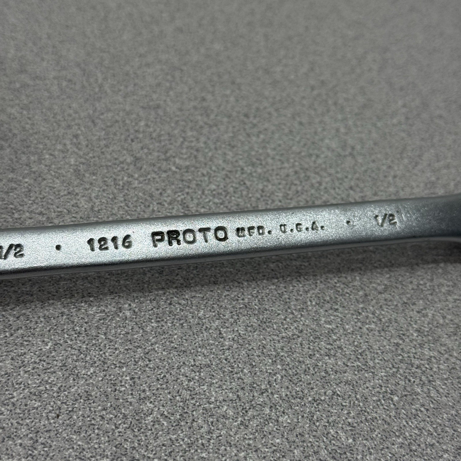 Excellent Proto 1/2″ SAE 1216HASD Combination Wrench Anti-Slip Design 6pt USA.