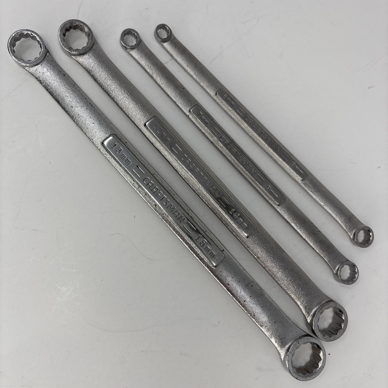 Craftsman Metric Box End Wrenches lot of 4 6x8mm 7x9mm 12x13mm 13x15mm VV V^