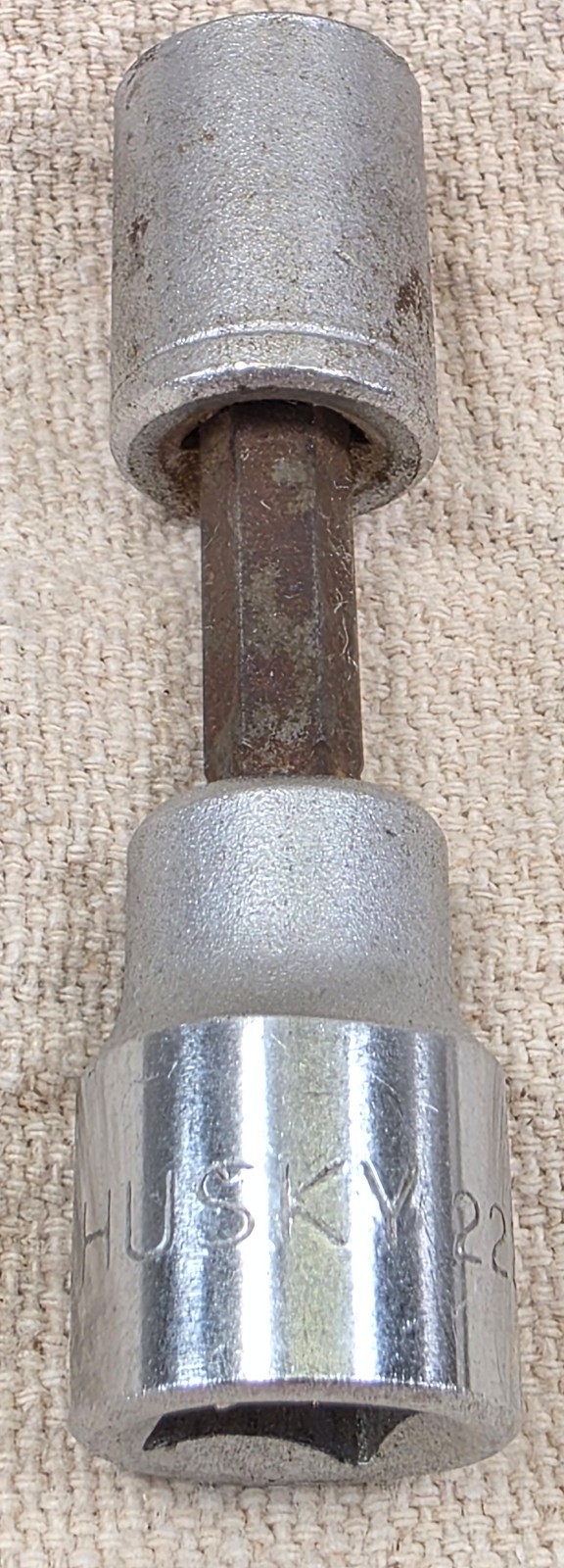 CUSTOM Husky 1/4″ Allen Bit Socket 3/8 Drive # 22258 w/ 15/32 Adapter Attached