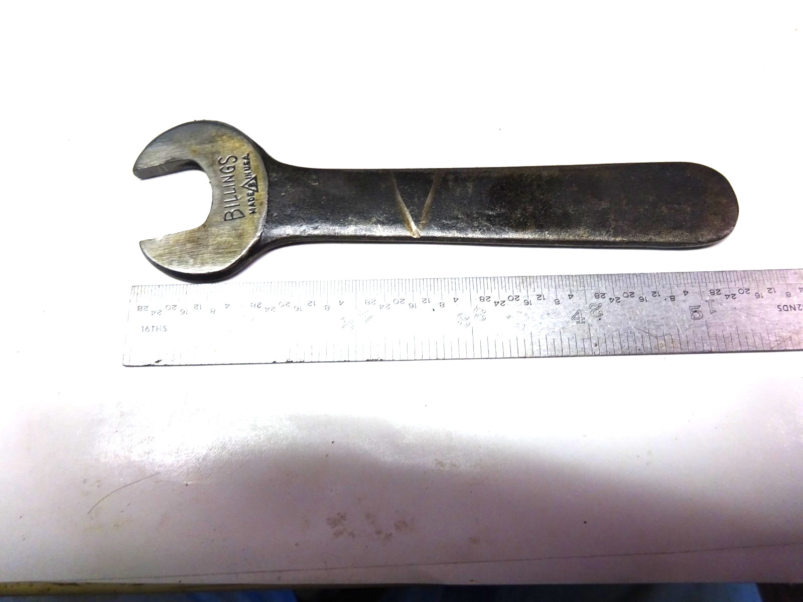 USA MADE BILLINGS 603 11/16 WRENCH 5” LONG
