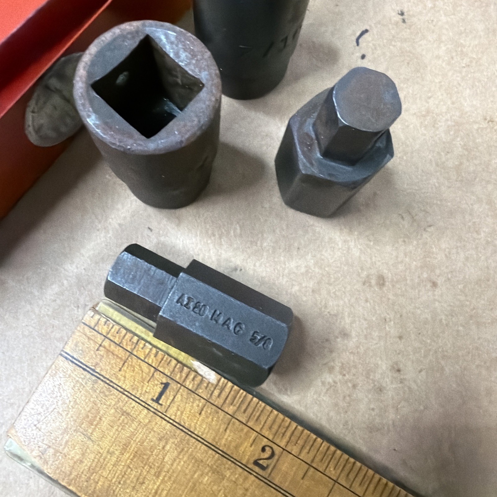 MAC TOOLS 6 PC DRIVE IMPACT SOCKET SET VT-8 METAL TRAY USA