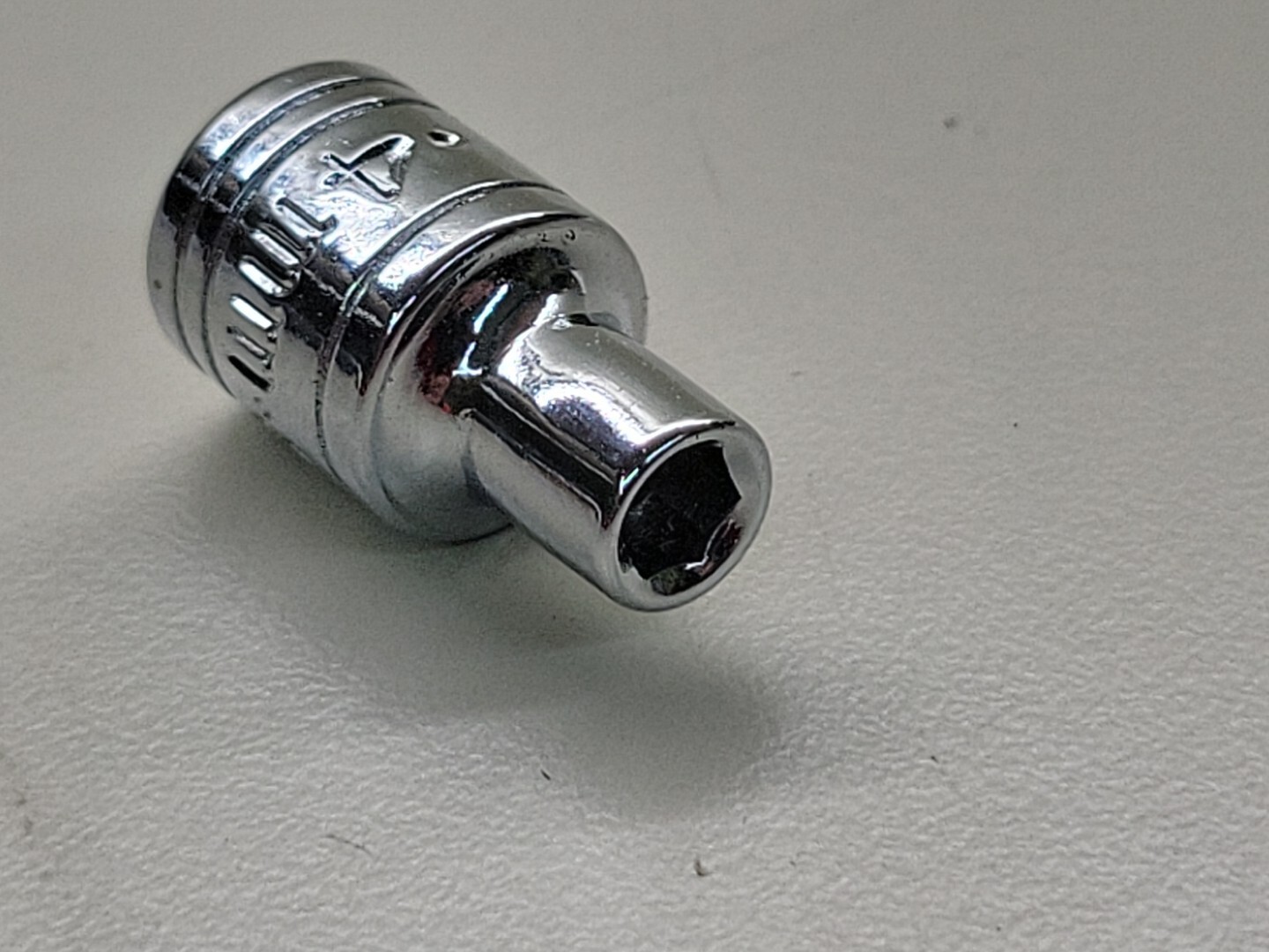 SK Hand Tools 40701 4mm 6pt 1/4″ Drive Standard Metric Chrome Socket *USA*