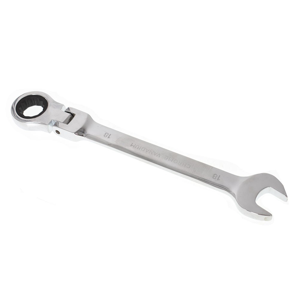 LABLT Metric Flexible Head Ratcheting Wrench Combination Spanner Tool Set 8-19mm