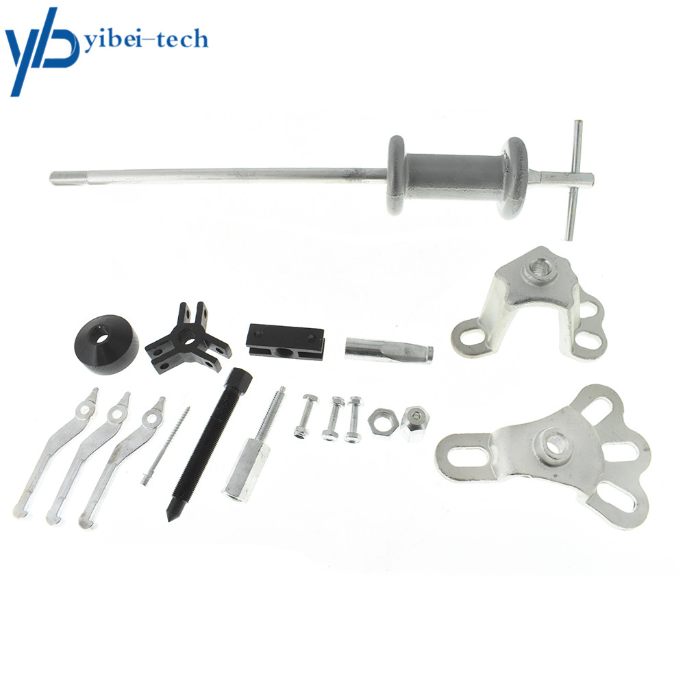 Slide Hammer Dent Puller Tool Kit Wrench Adapter Axle Bearing Hub Auto Set