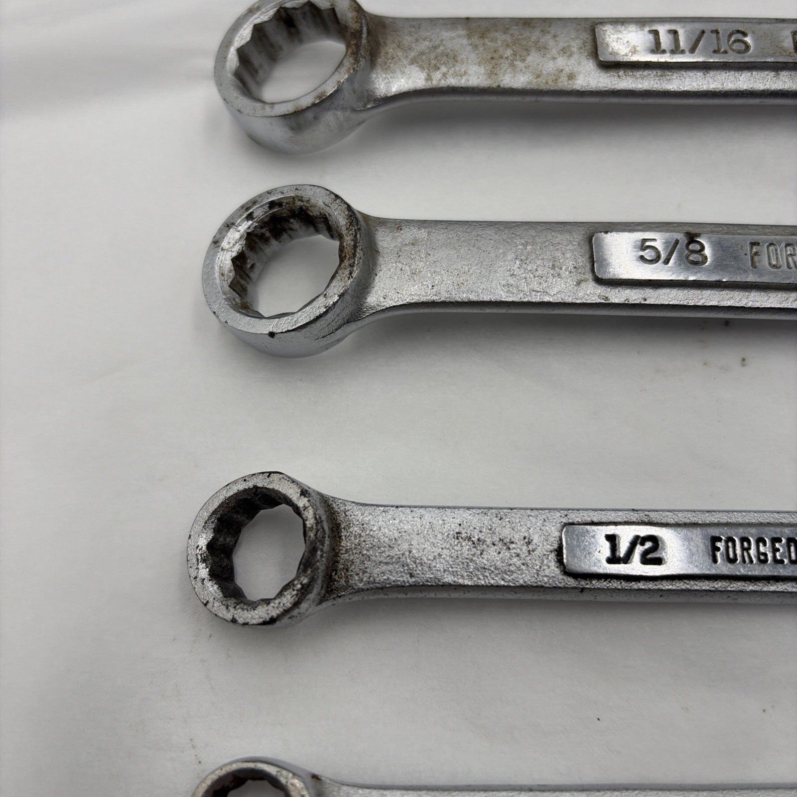 Vintage Craftsman -VV- SAE Combination Wrench Set of 9 Pieces See Description