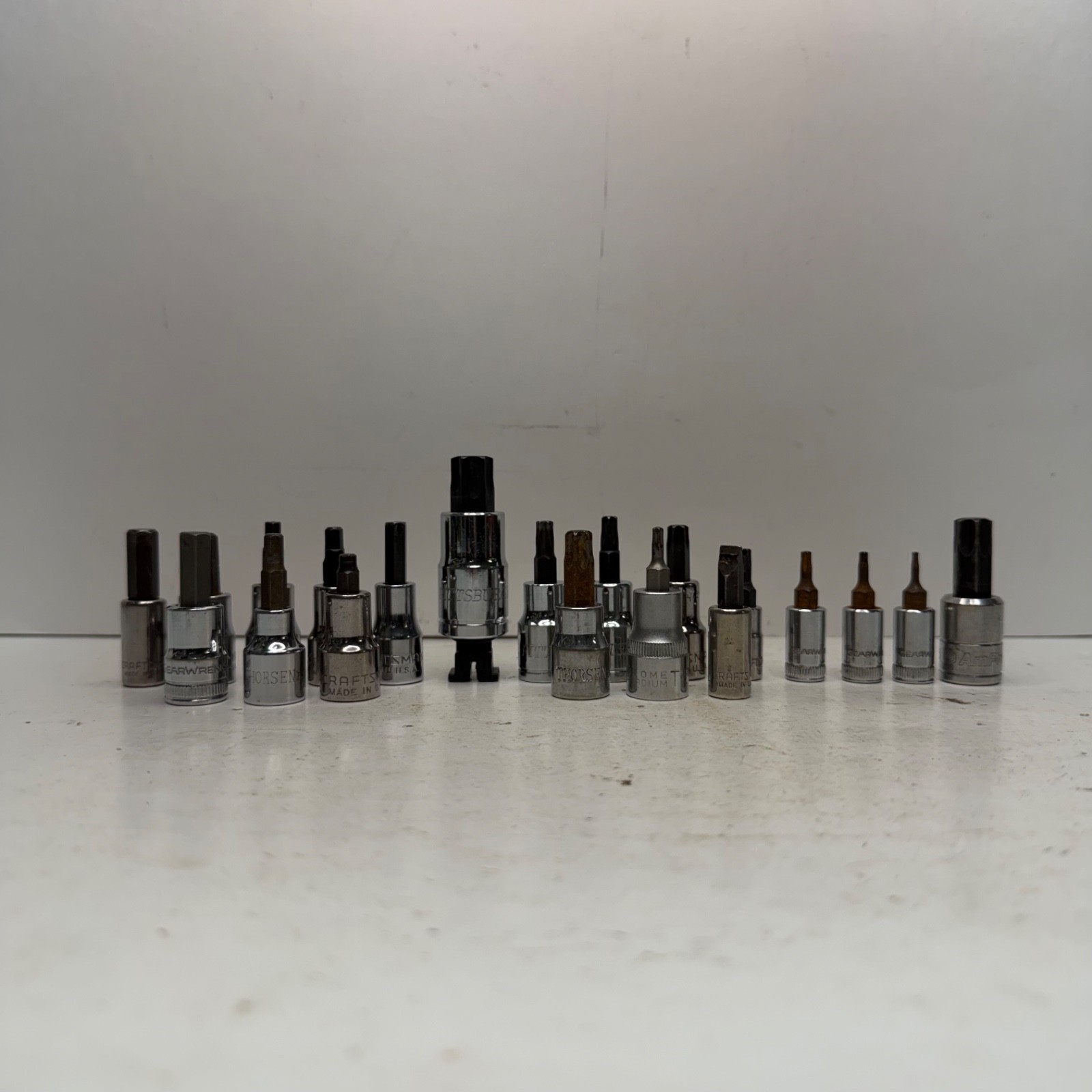 Mixed Socket & Ratchet Lot – Craftsman, Pittsburgh, Thorsen, Ampro – Torx & Hex