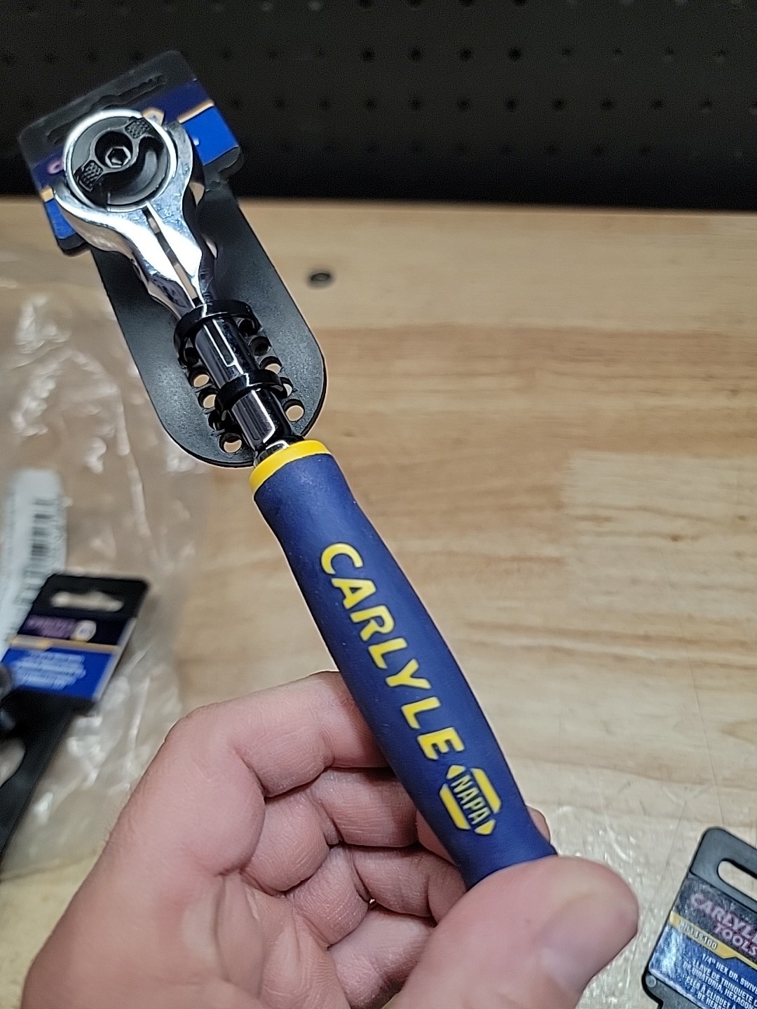 Carlyle Napa Tools RH14S100 1/4 Hex Swivel Head Ratchet Wrench Brand New!