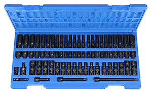 Grey Pneumatic 9772 1/4″ Surface Drive 72 Piece Impact Socket Set Brand New!