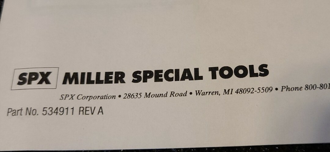 Miller 9714 Bearing Installer Tool. Dodge Caliber Driveline tools from Kit 9895