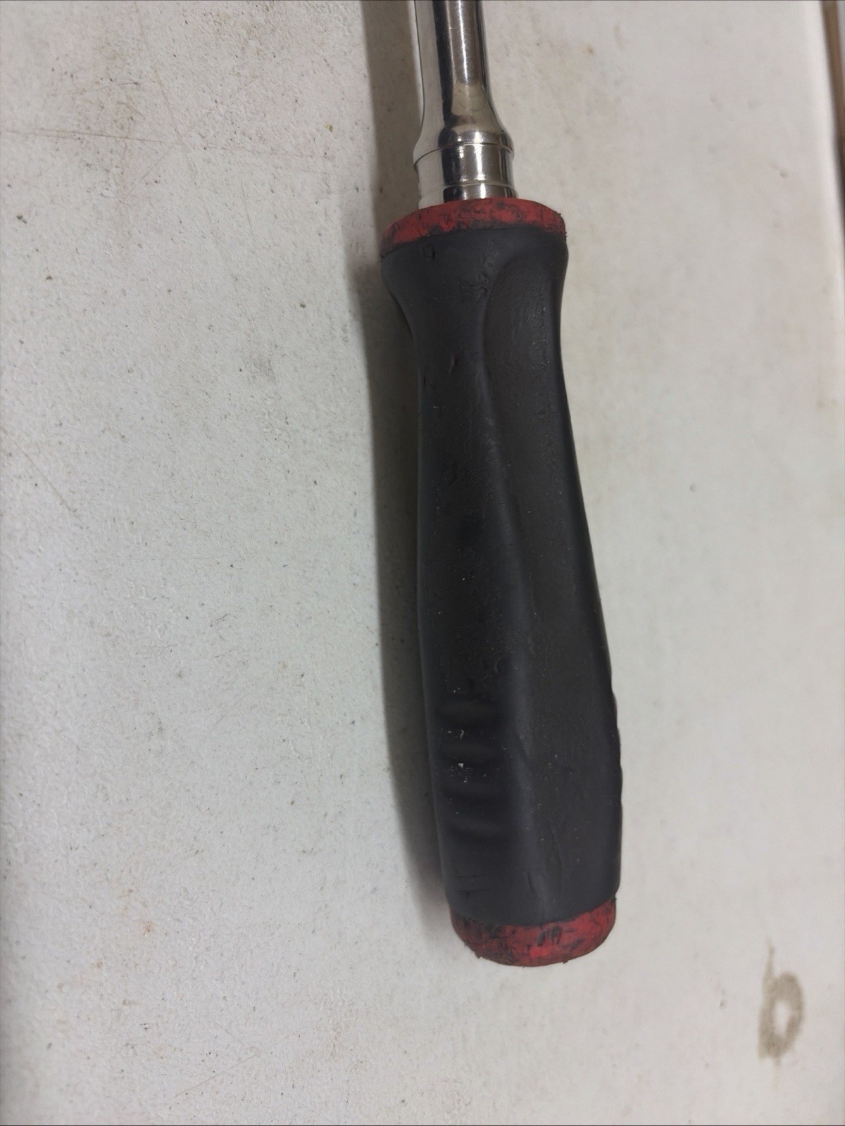 Snap On FH936 3/8” Drive Ratchet 36 Tooth Red Soft Grip Handle USA