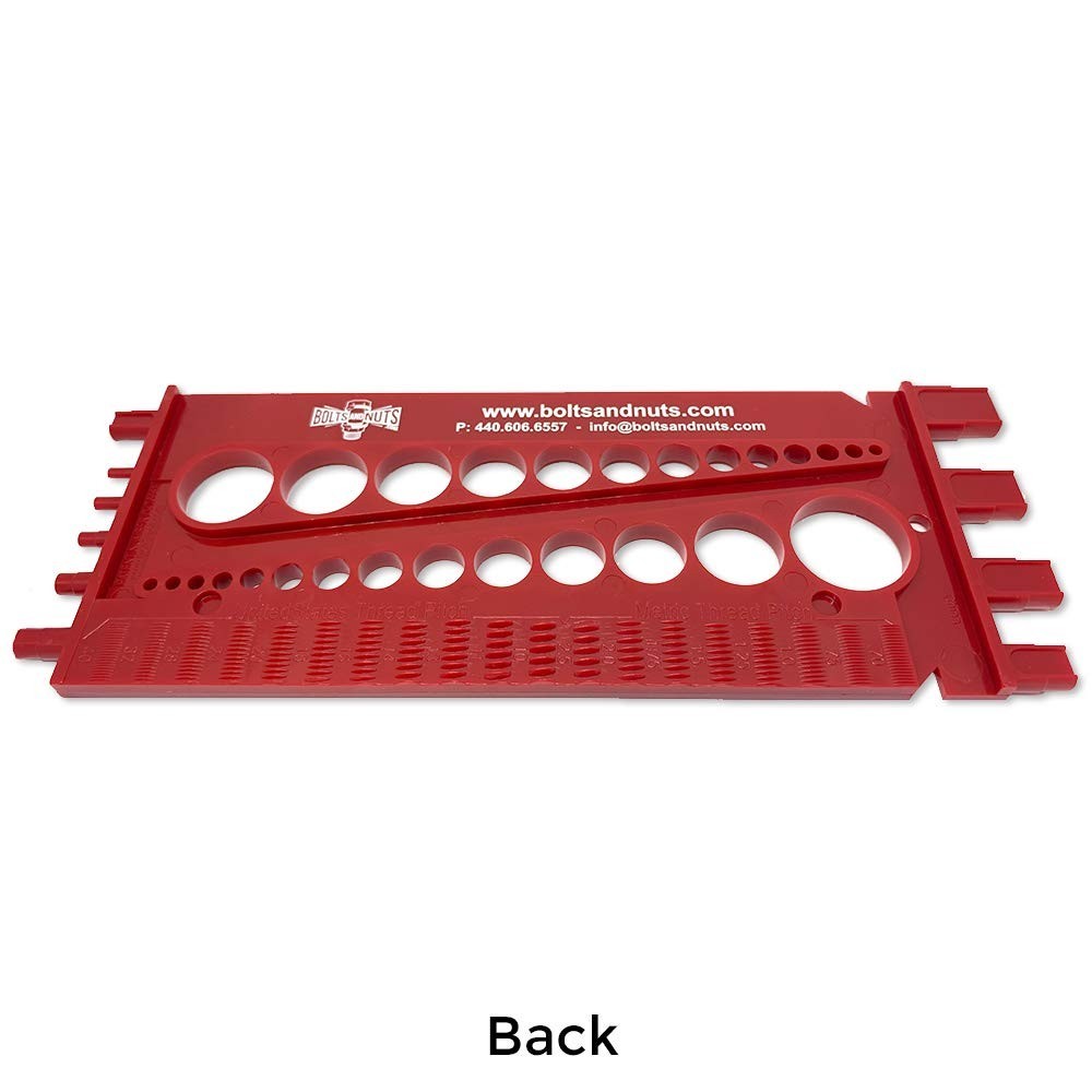 Bolt Nut Thread Gauge Set Compatible with Standard Metric Inch Fasteners