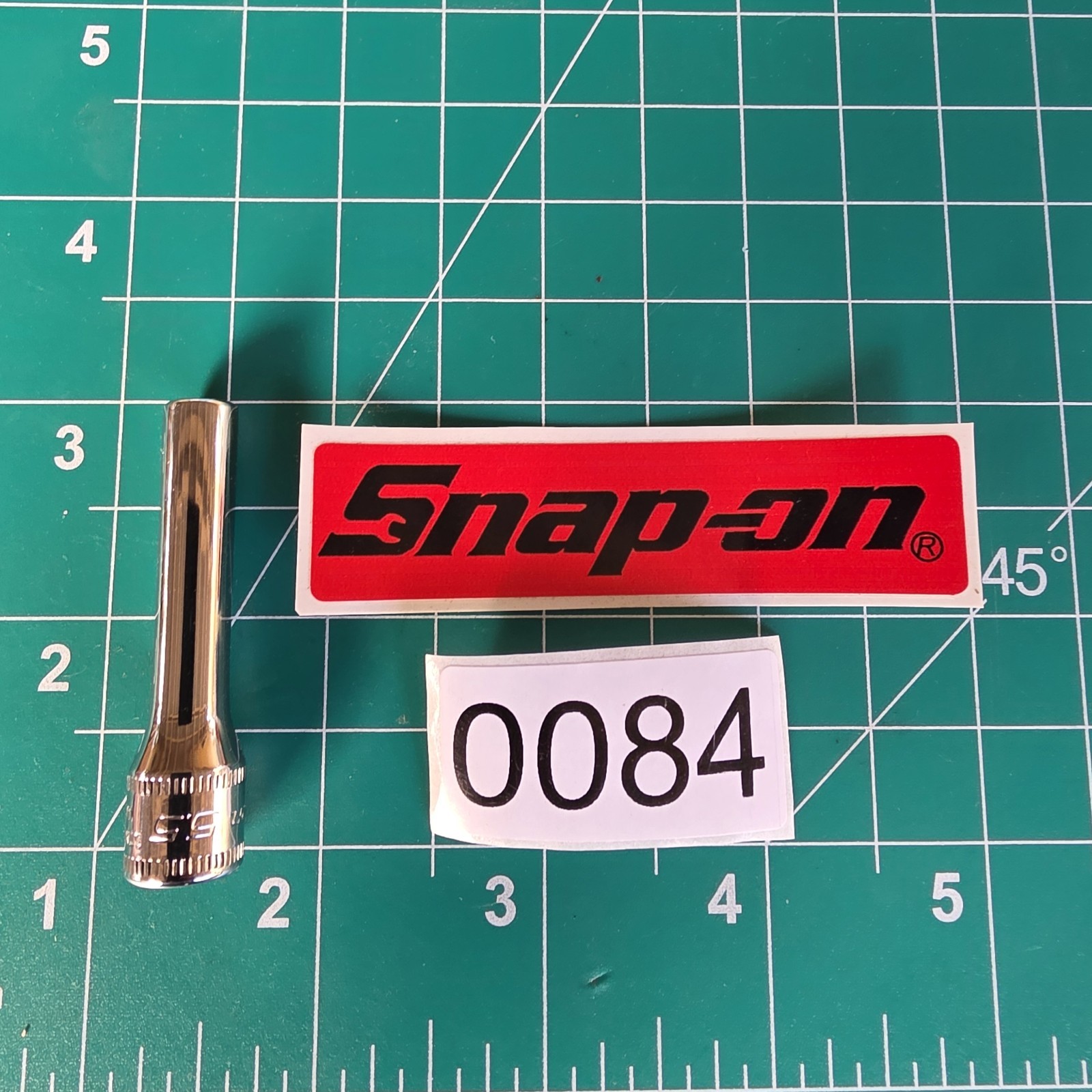 Snap-on Tools USA 1/4″ Drive 5.5mm Metric Deep 6 Point Chrome Socket STMM5.5