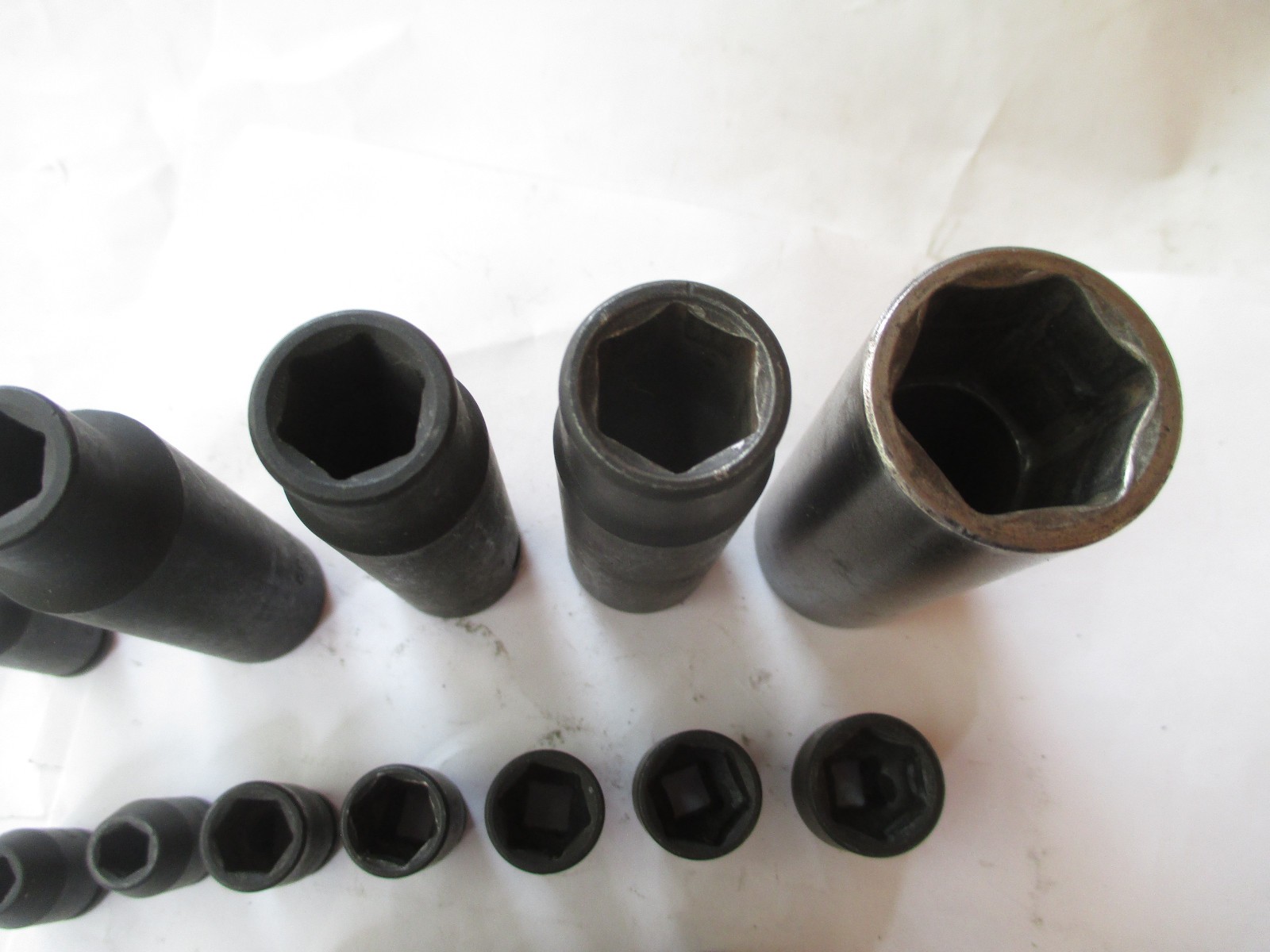 NPT 15 PIECE Impact Socket Set Metric 3/8, 1/4, & 1/2″ Drv Shallow/Deep 5.5-21mm
