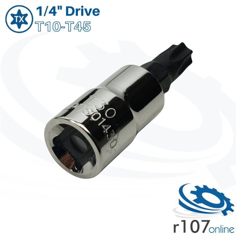 Blue Point 1/4″ Torx Socket Set T10-T45 – As sold by Snap On