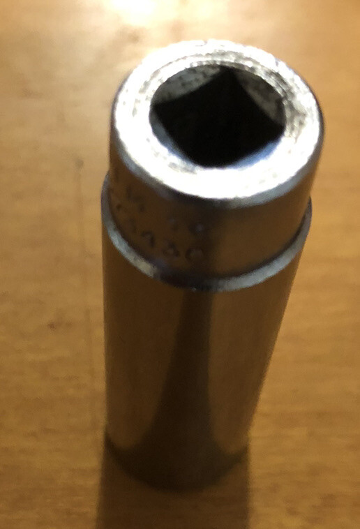 SNAP-ON TOOLS 1/4″ DRIVE 7/16″ DEEP 6 PT SOCKET STM14 USA