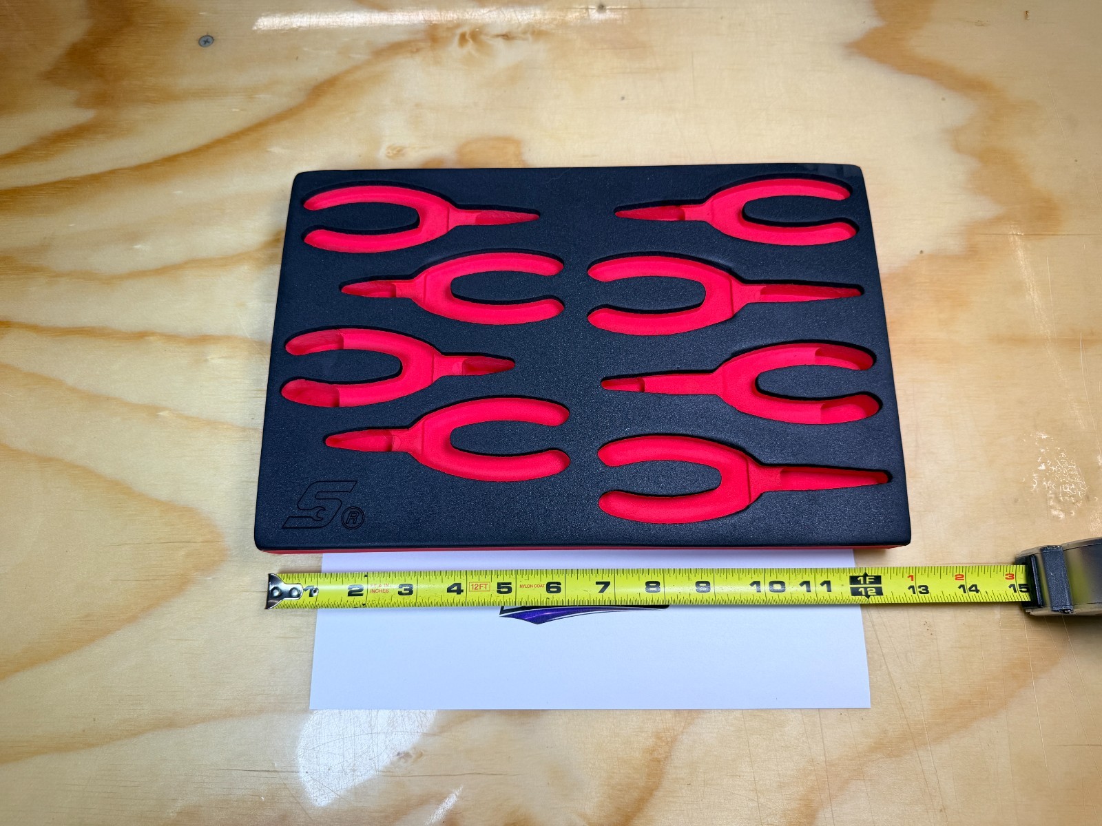 Snap-on Tools NEW RED FOAM ORGANIZER TRAY for 8pc Precision Plier Sets