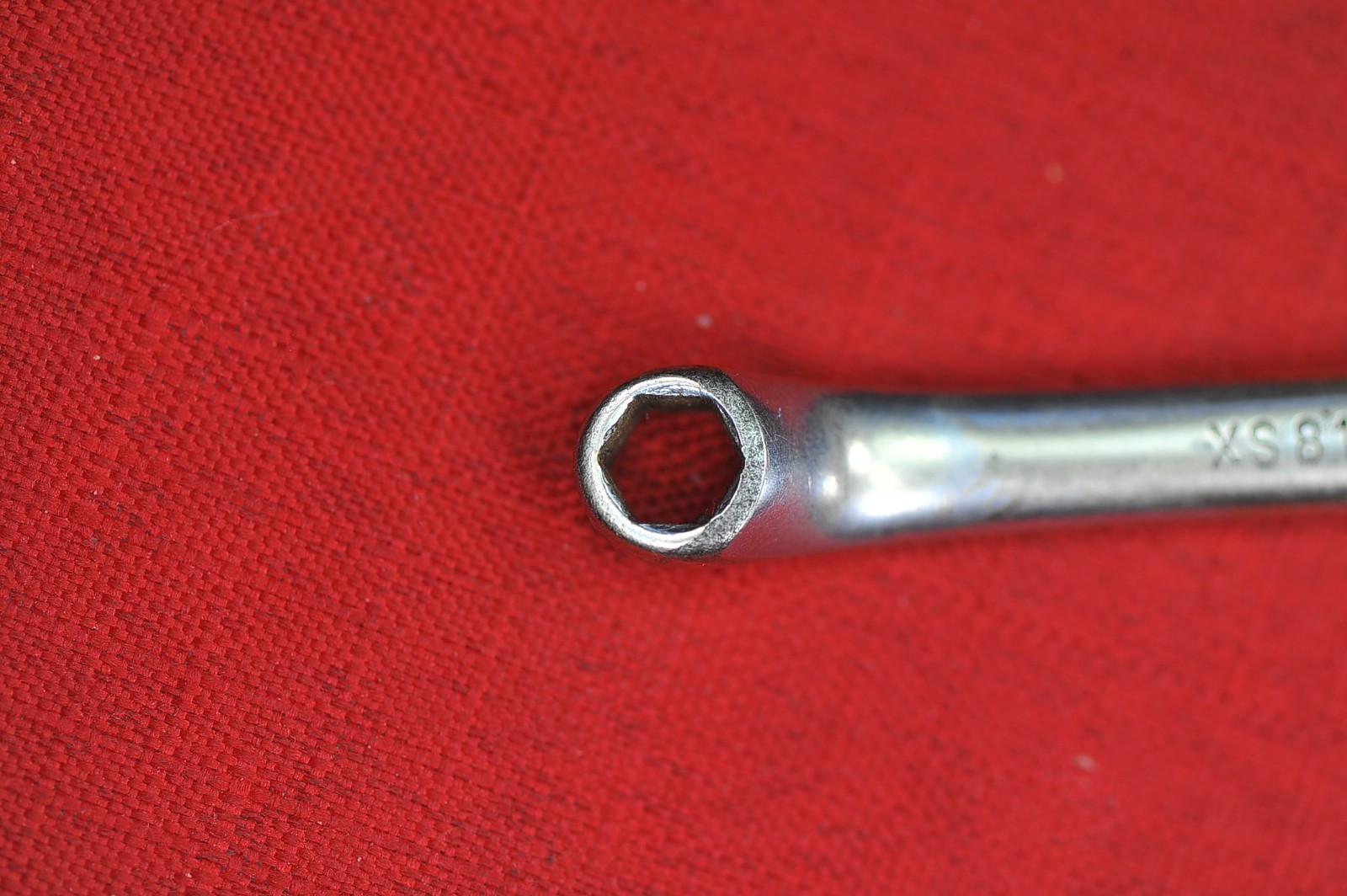 Vintage Snap On XS-810-S SAE 1/4×5/16″ Chrome Offset Pre-owned Excellent