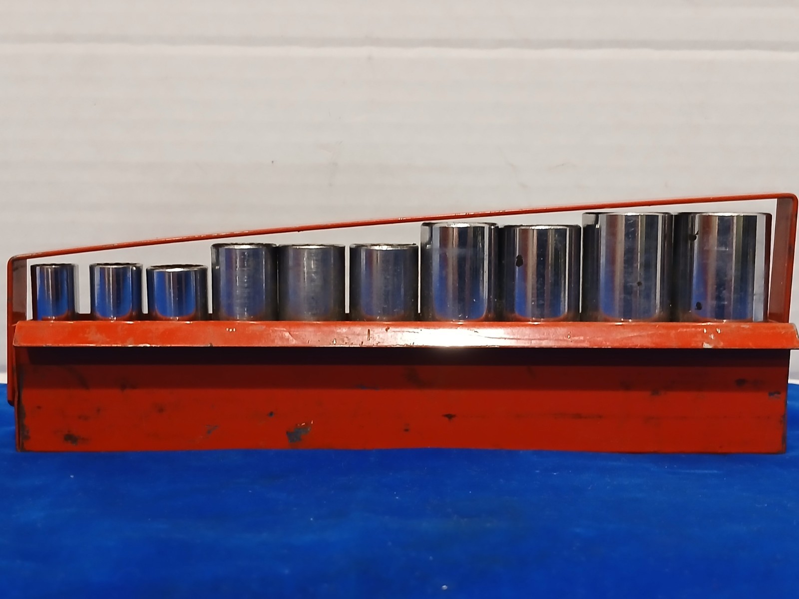 Snap-on 10 Piece 7/8 To 3/8 Drive 12-POINT Metric Deep Socket Set
