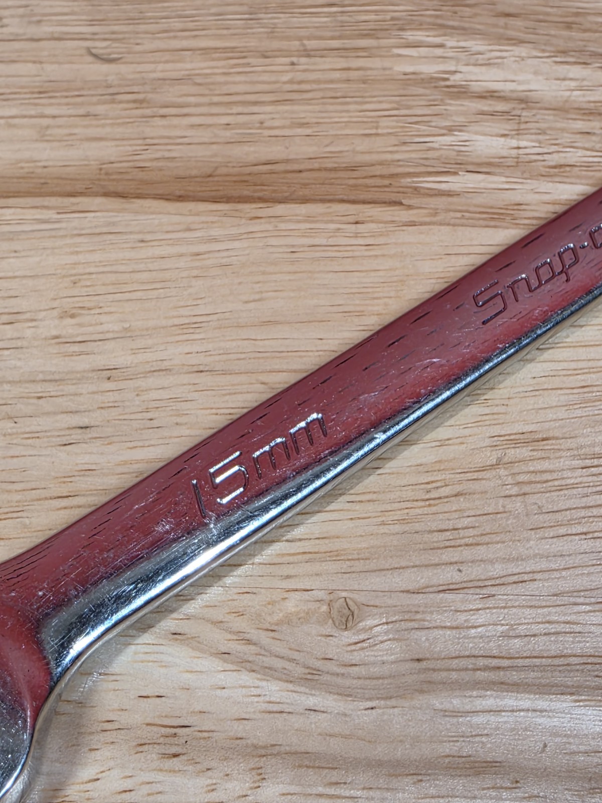 Snap-on Tools SOEXM15 15mm Metric Flank Drive Plus Combination Wrench USA