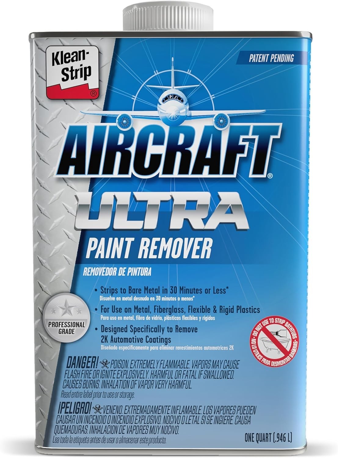 New Aircraft Ultra Paint Remover- Quart, Free shipping