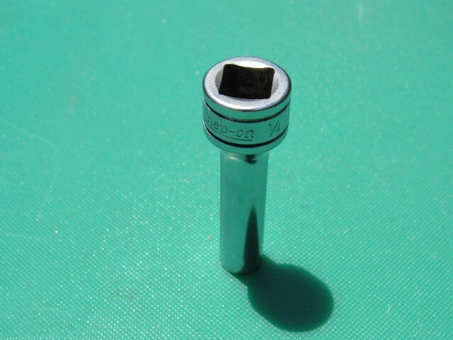 SNAP ON 3/8″ SFS121 3/8″ DRIVE DEEP SAE 6 POINT CHROME SOCKET SFS 121 UNDERLINE