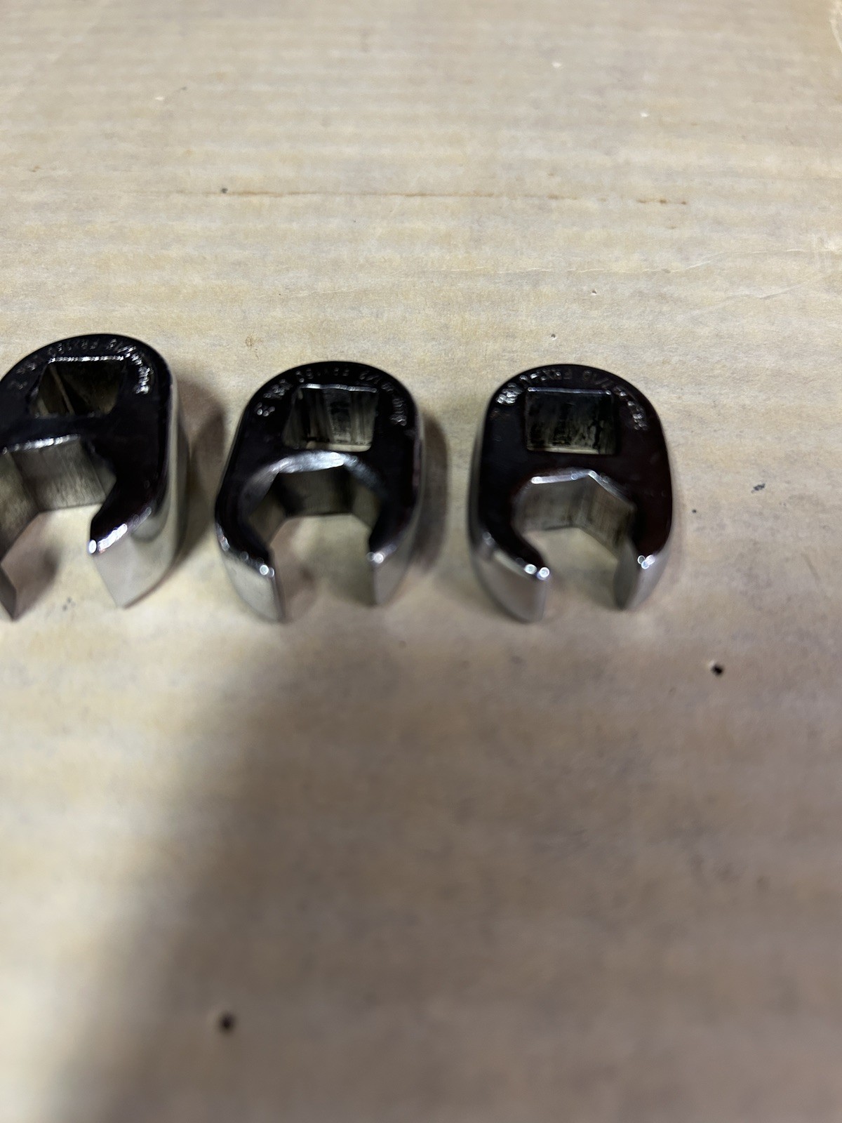 Snap On 6 pc 3/8″ Drive Flare Nut Crowfoot Set 7/16″ – 3/4″
