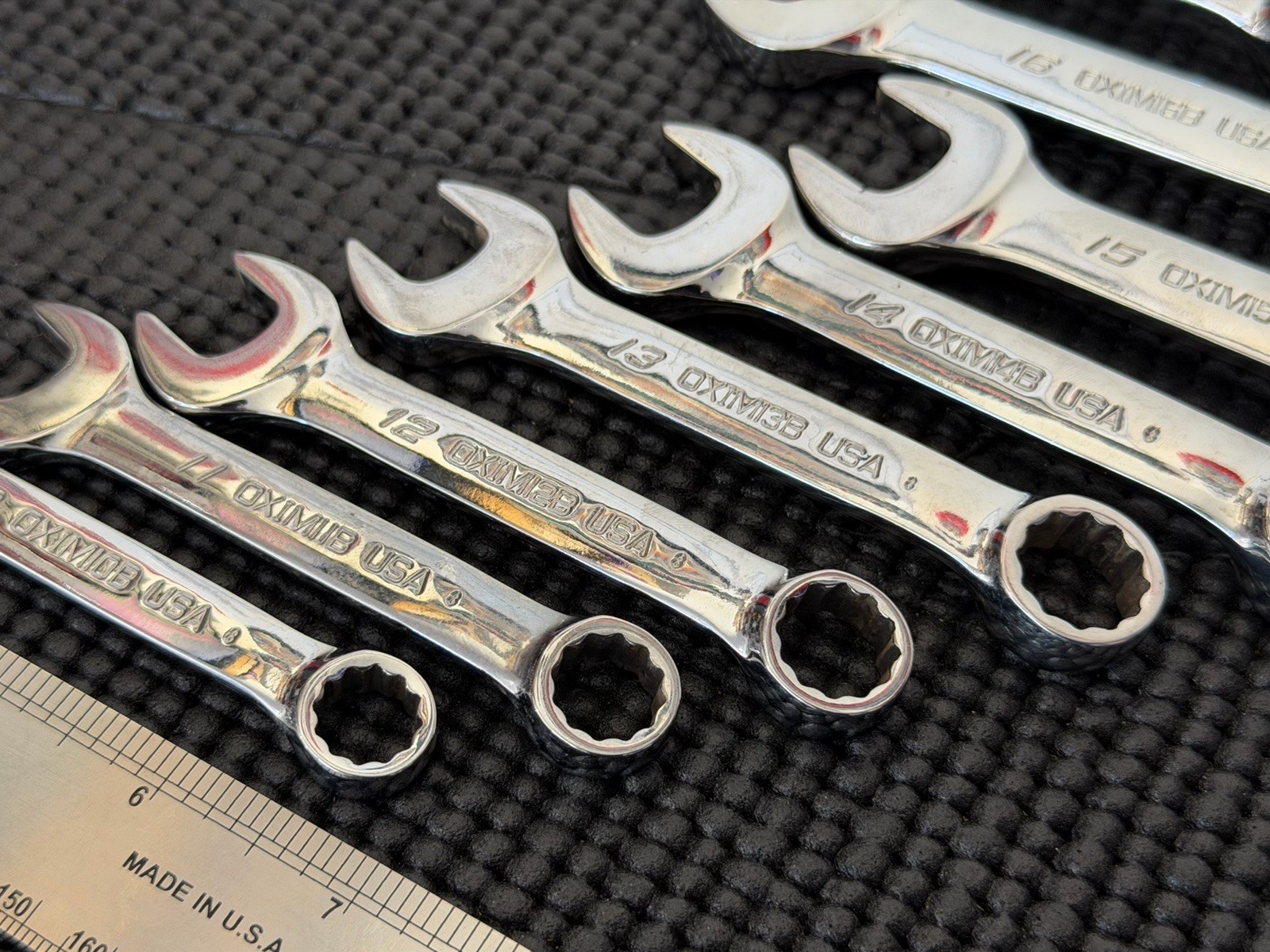 Snap-On 10PC Metric Flank Drive Midget Wrench Set (10-19 mm) USA🇺🇸 – OXIM710B