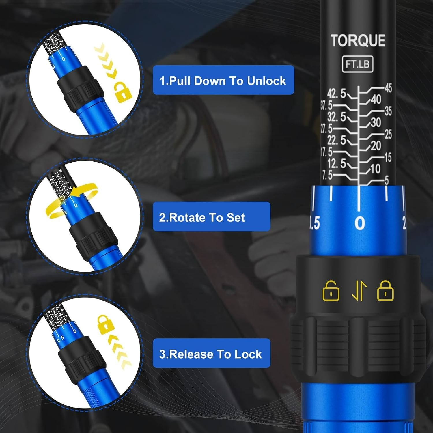 High Precision 14-Piece Spark Plug Socket Set with Torque Wrench for Auto Repair