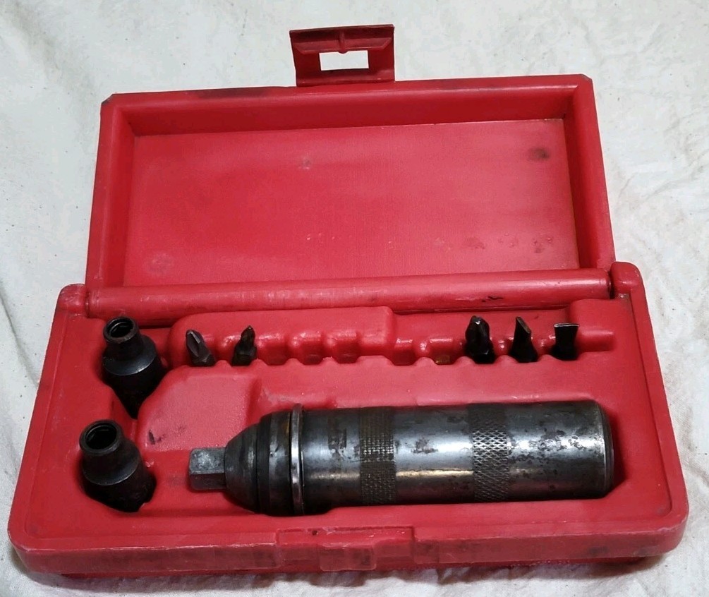 NICE MAC Tools 3/8” Drive Impact Driver with Partial Socket Bit Set D12