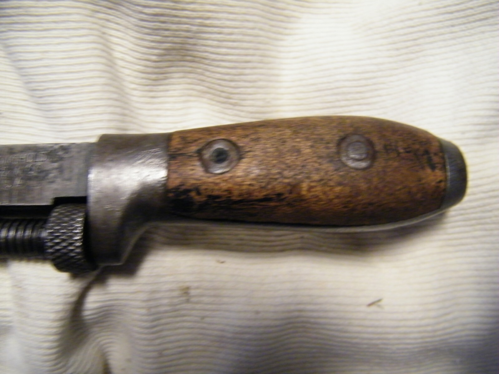 VTG PEXTO STRONGHOLD Peck, Stow & Wilcox Co Adjustable Wrench USA Monkey Wrench