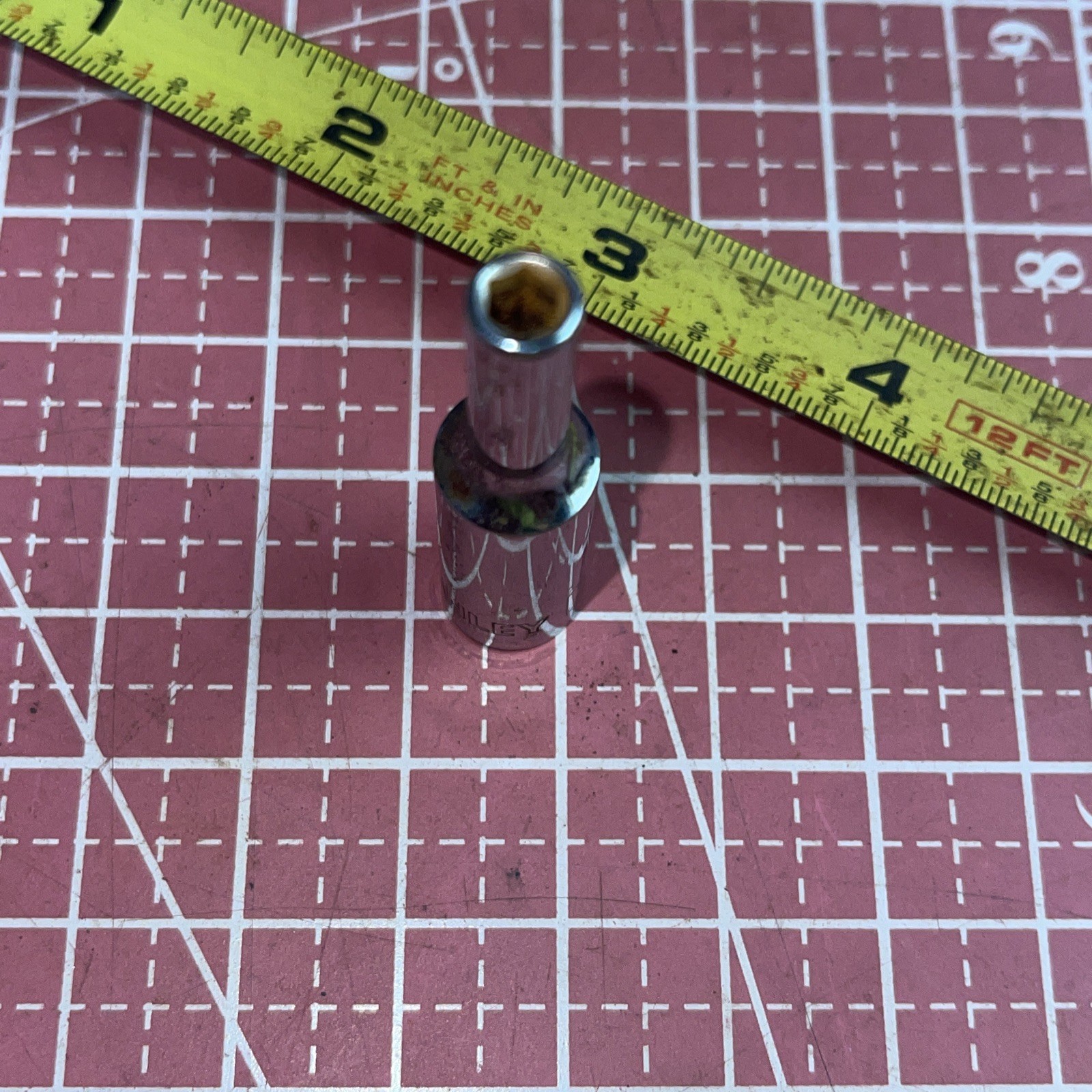 Stanley 88-935 4 MM Metric 1/4 Drive Deep 6 Point Socket 88935 1/4” 4MM