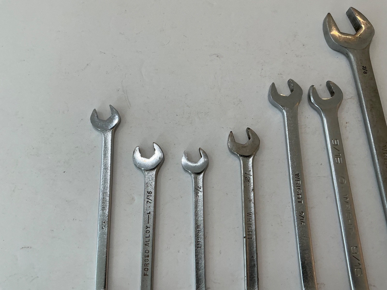 Asst Wright combination wrenches 7 pc all for $25 OBO USA made SAE