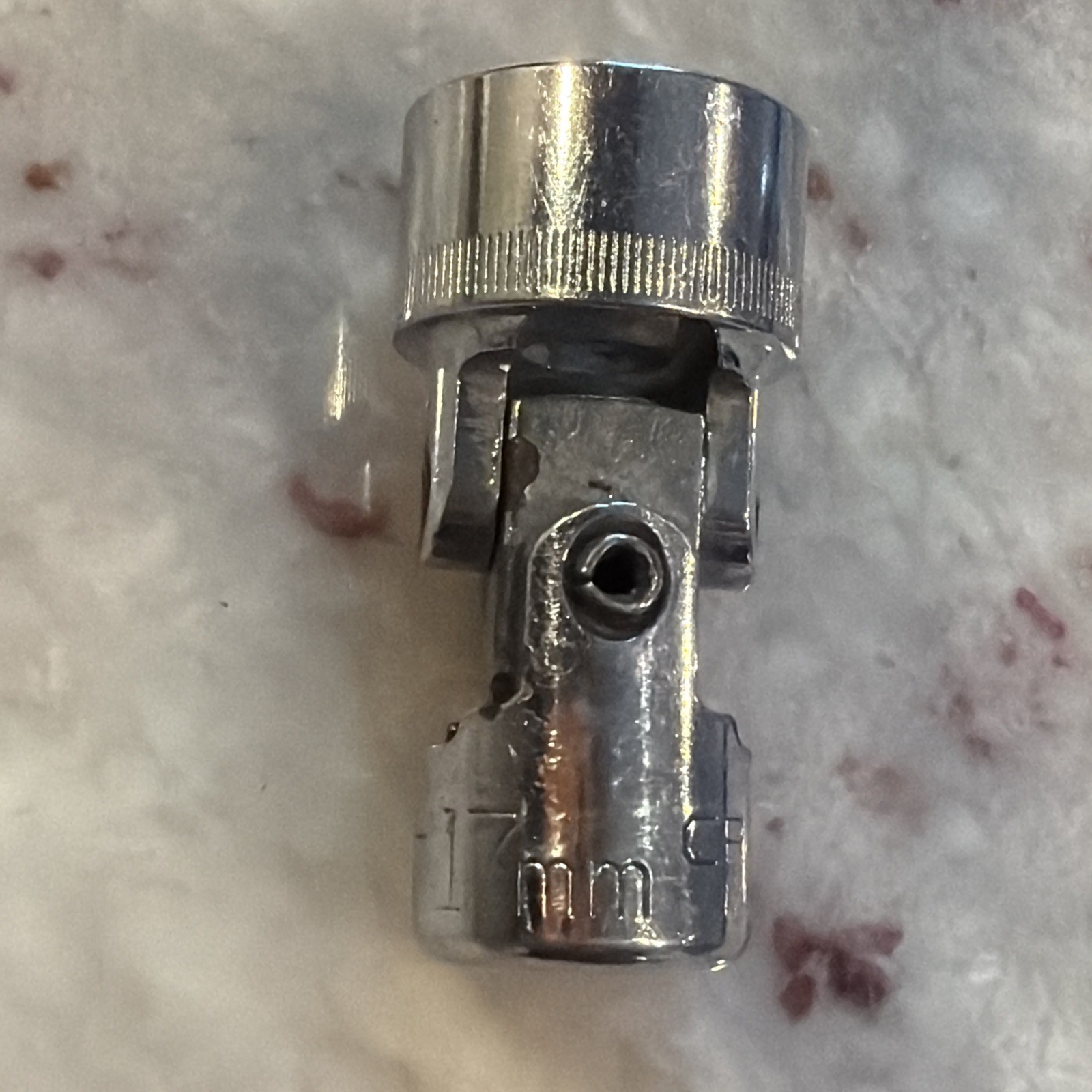 Craftsman 43208 17mm 3/8″ Drive 6 Point Chrome Swivel Universal Socket USA