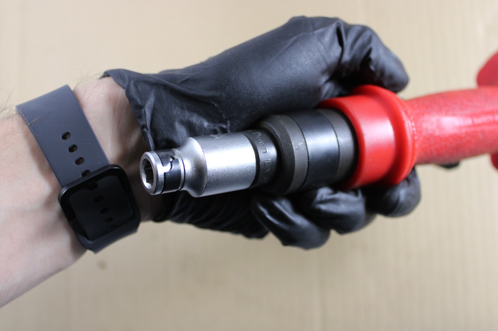 Mac Tools 1/2” Impact Driver Tool SXID9K Red Grip Handle