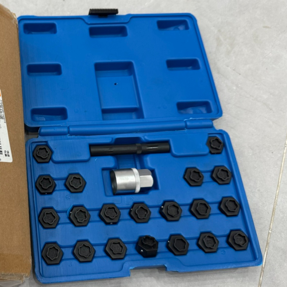 22pc For BMW Wheel Locking Nut Key Removal Tool Anti-Theft Lock Lug Socket Screw