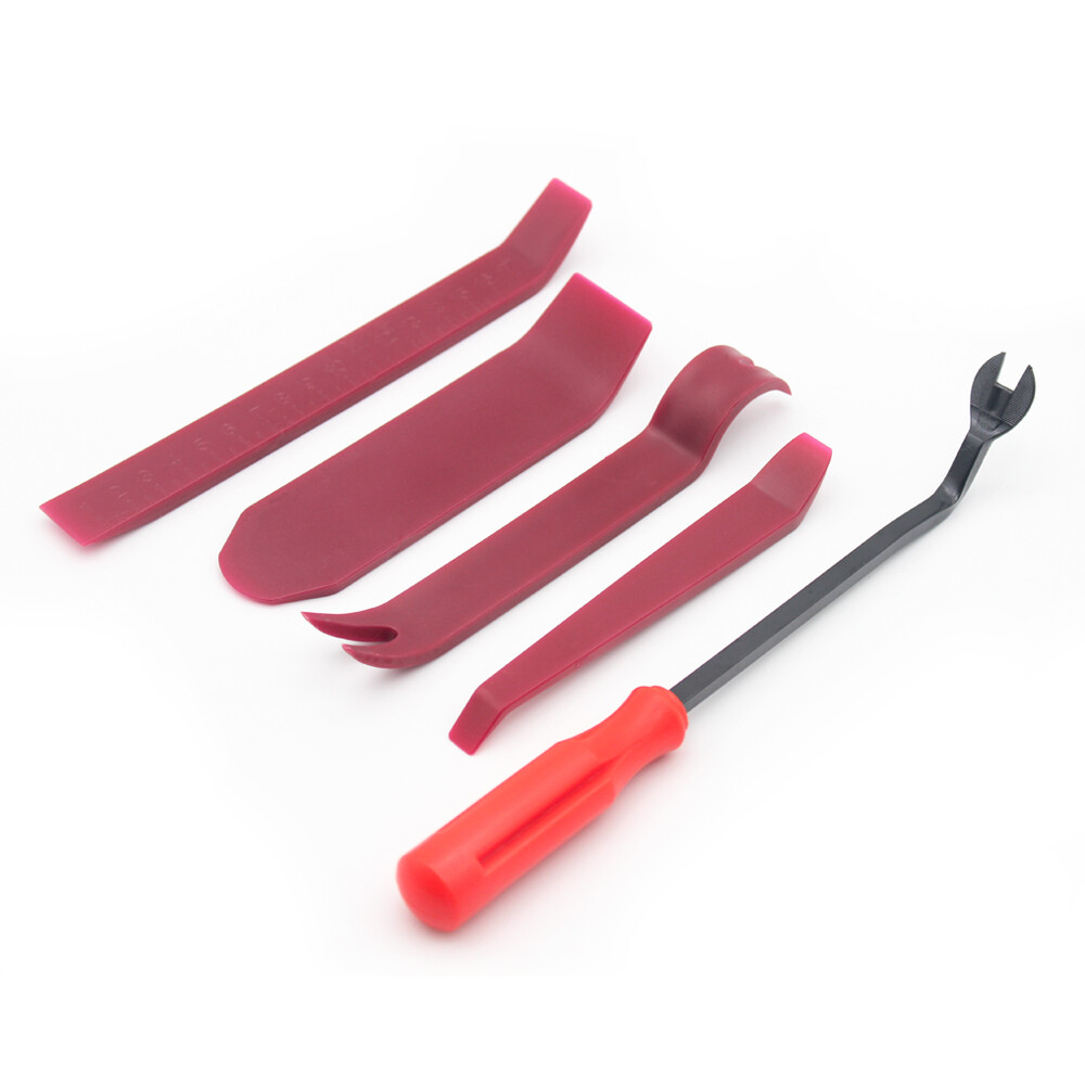 5Pack Auto Trim Removal Tool Kit Car Panel Door Window Fastener Remover Pry Tool