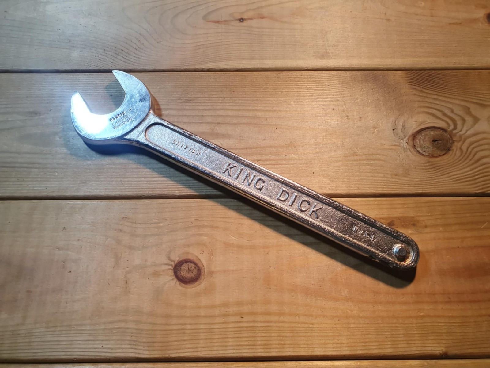 Vintage King Dick OSW212 3/4W 7/8BS Spanner Old Hand Tools Mechanic Tool Wrench