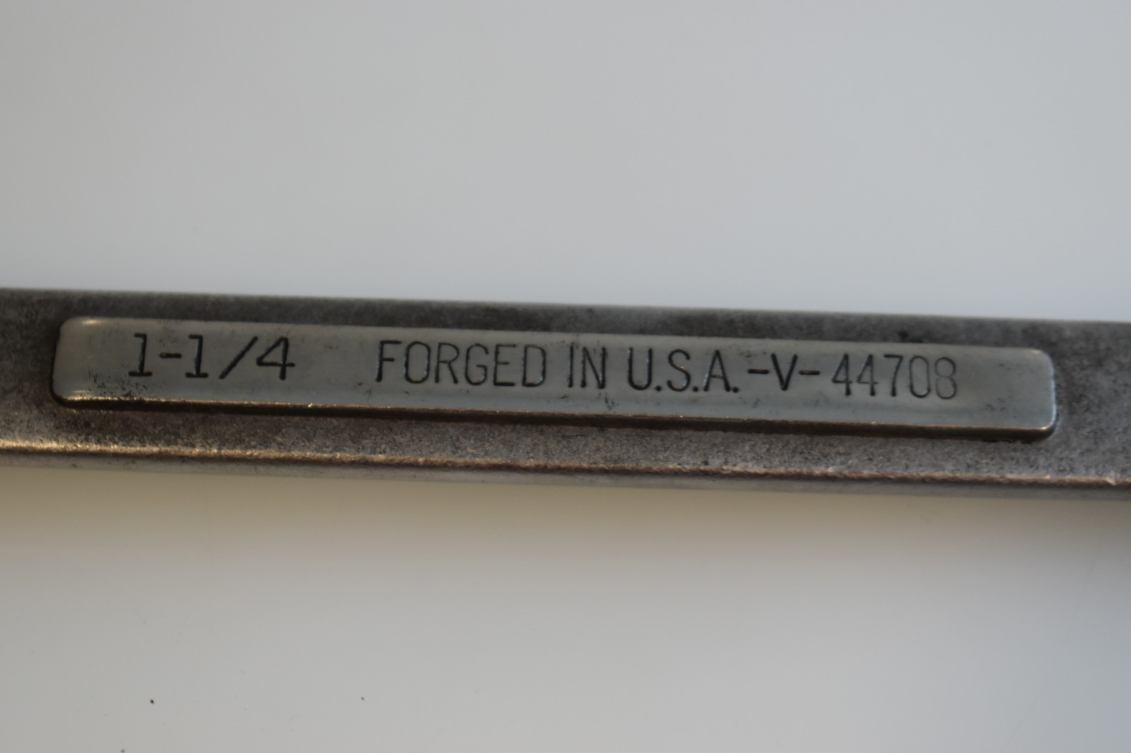 Craftsman Tools -V- 44708 1-1/4″ SAE Combination Wrench 12 Point USA Vintage