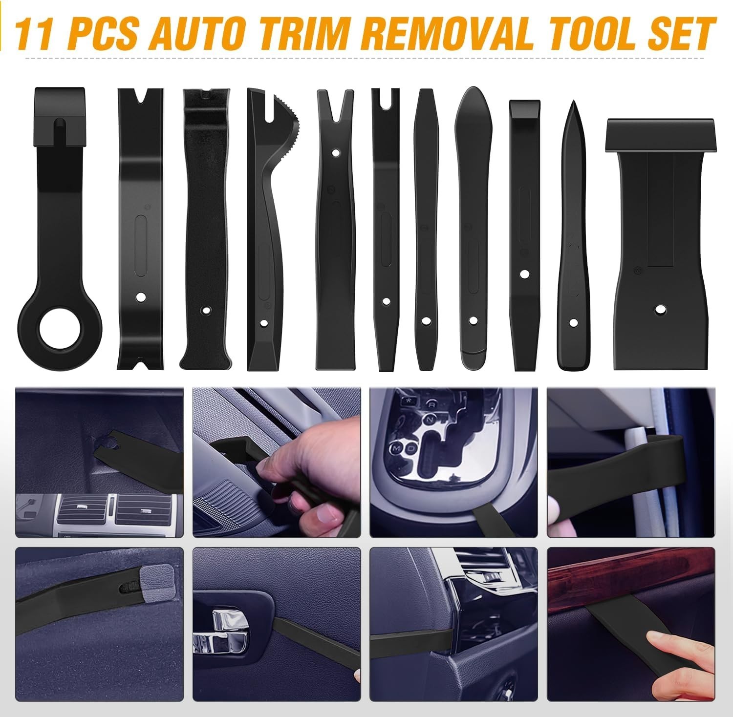 Trim Removal Tools 238 Pcs with Multiple Sizes for Car Panel and Trim Removal