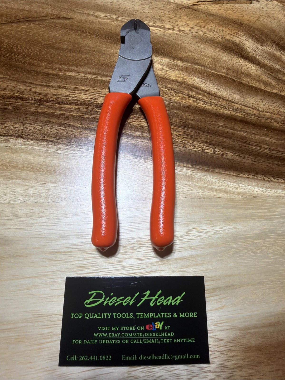 *NEW* Snap On 87ACF ORANGE 7″ VectorEdge Diagonal Cutter FREE SHIPPING