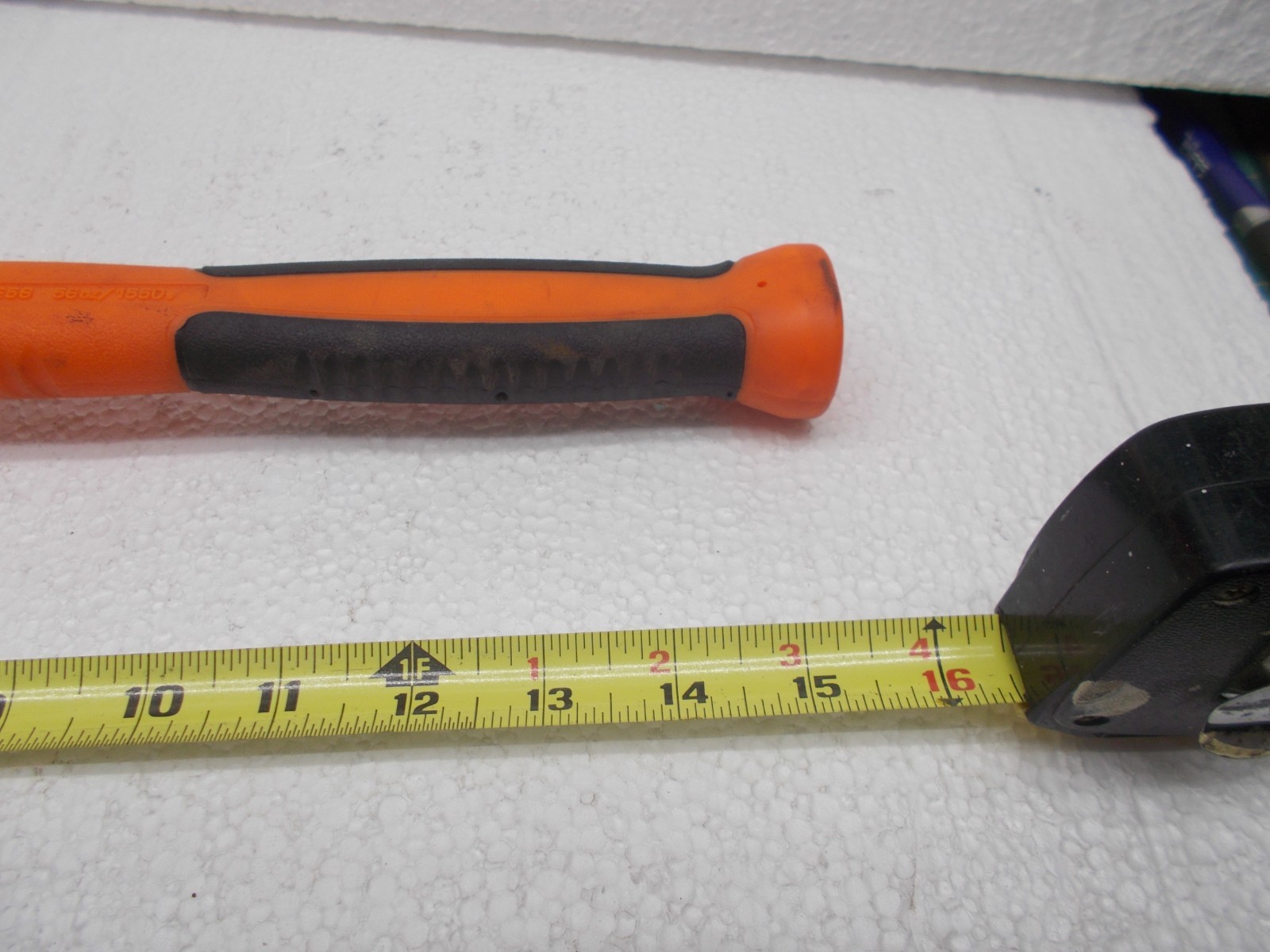 Snap-on tools 56oz Dead Blow Hammer Orange Soft Grip HBFE56