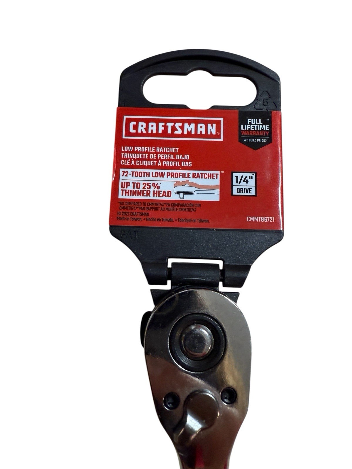 Craftsman NEW 1/4” Low Profile Ratchet Cmmt86721