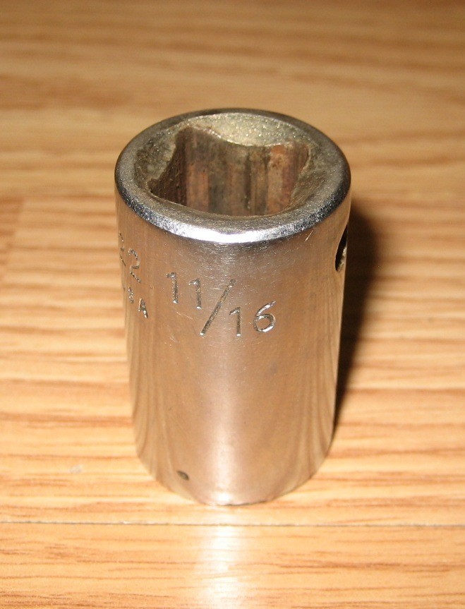 Genuine Billings Vitalloy (S1222) 11/16 12 Point 1/2″ Drive Socket **U.S.A.**