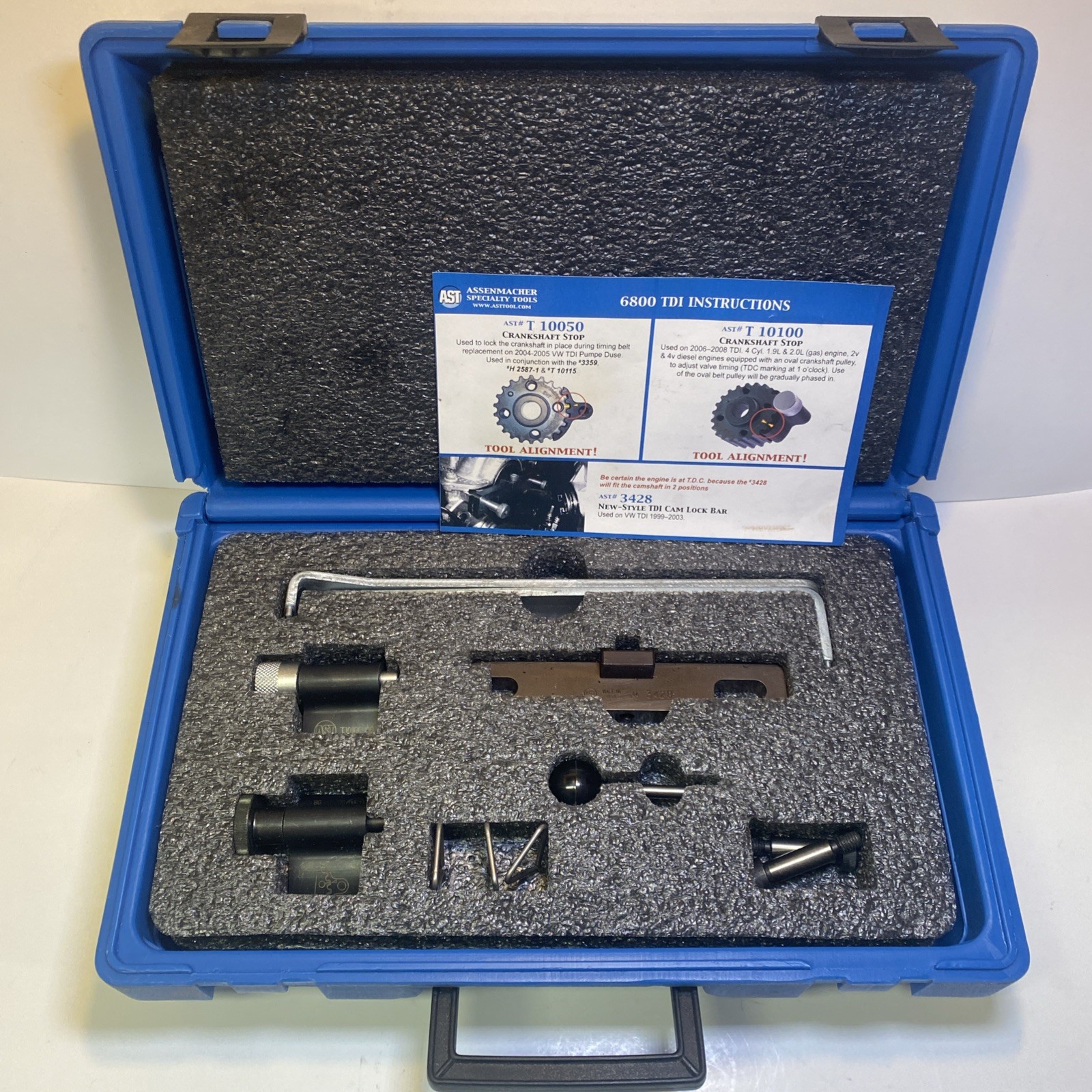 Assenmacher TDI Timing Belt Tool Set AST# 6800TDI (1999-2008 VW TDI)