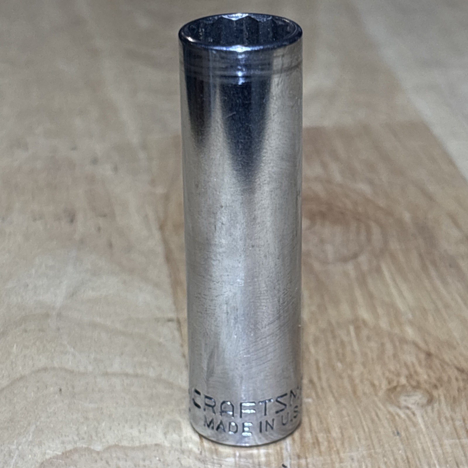 Craftsman 1/2″ Deep Socket 3/8″ Drive 12 Point VV Series 43312 USA