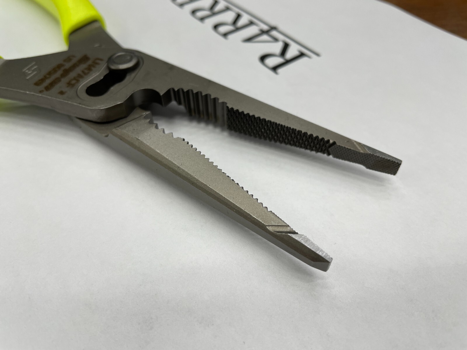 Snap-On Tools USA NEW HIVIZ 9″ Soft Grip Long Nose Slip Joint Pliers LN47ACFHV