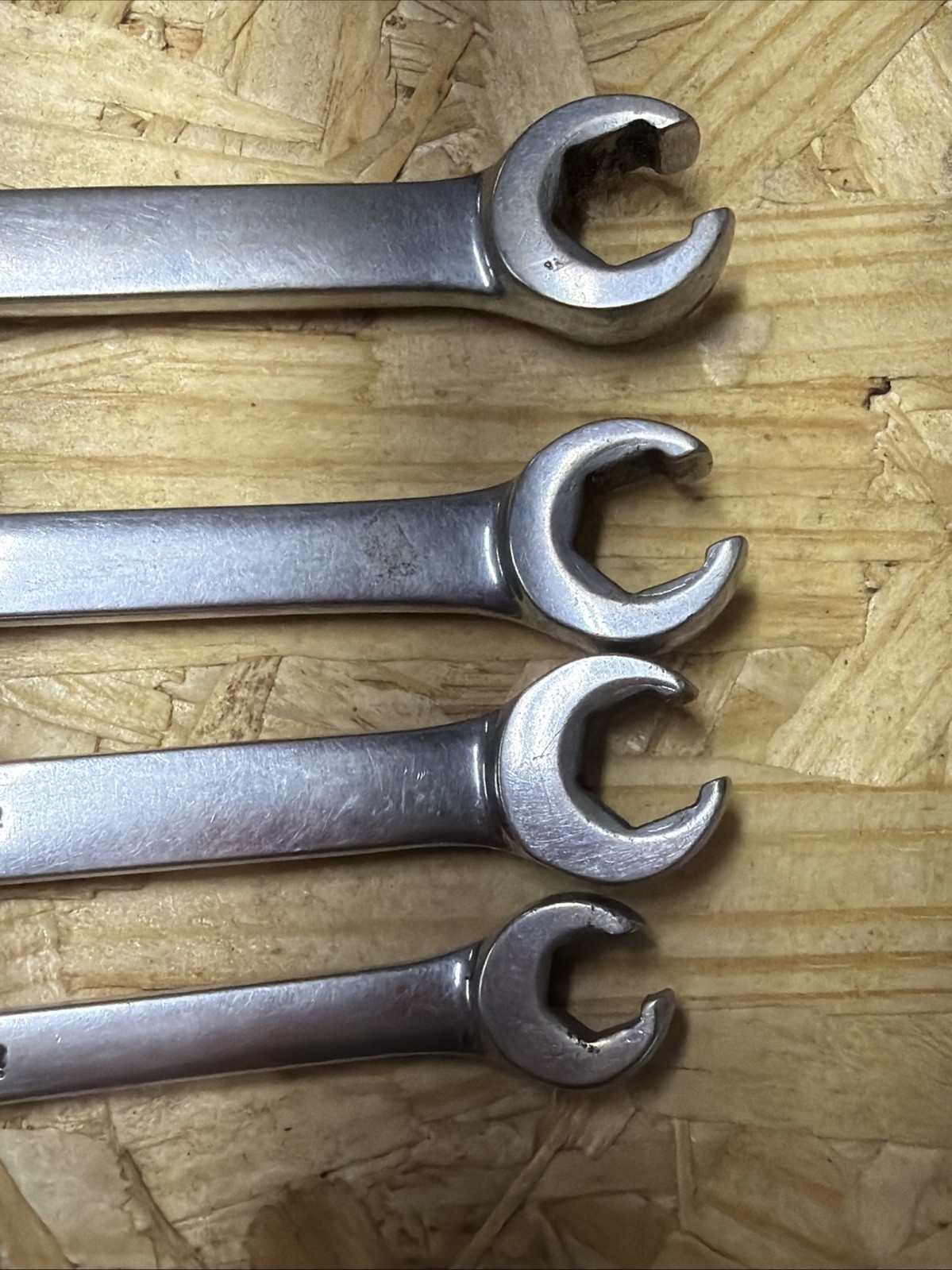 4 pc Snap On SAE Open End / Flare Nut Wrenches RXS 12,16,18,20