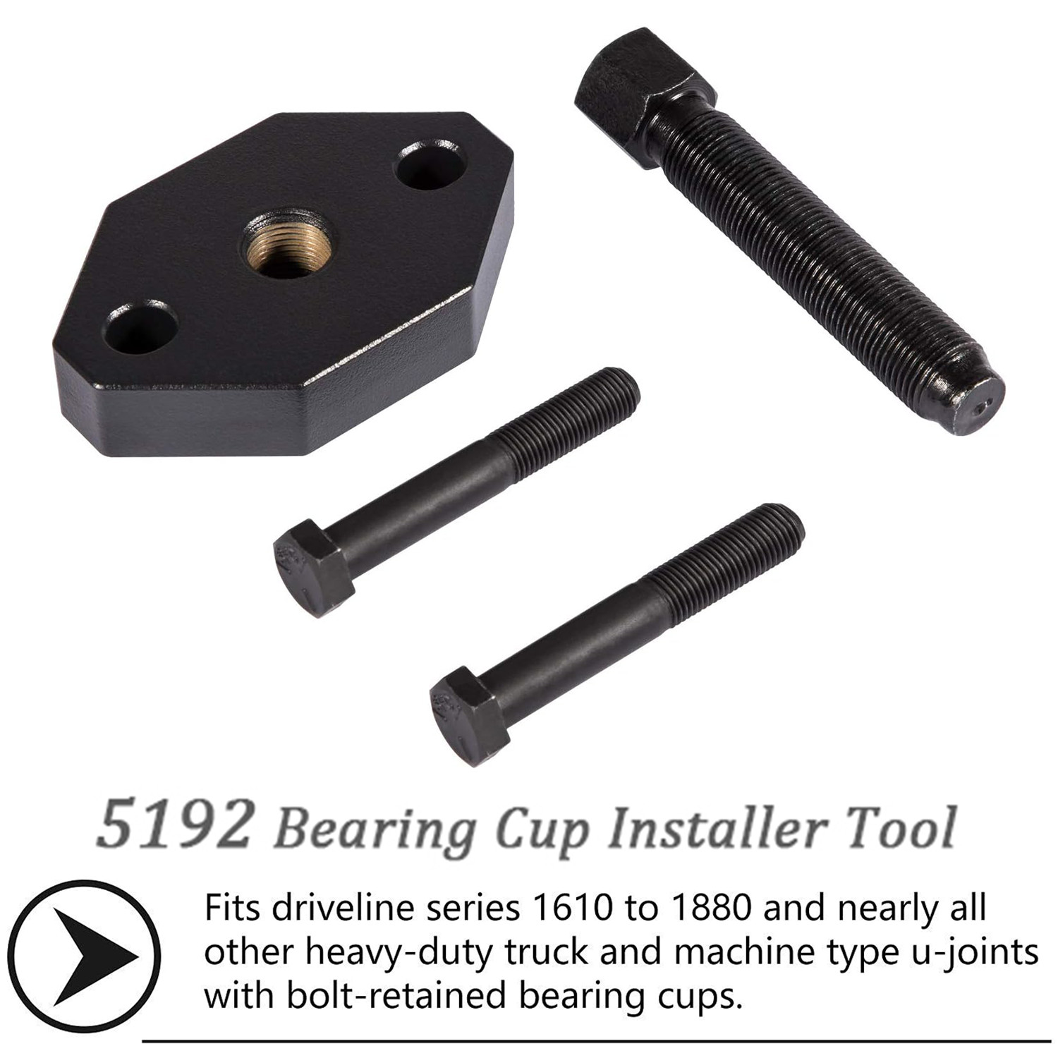 5192 Bearing Cup Installer Tools Kit For Series 1610 to 1880, Truck and Machine